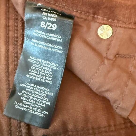 Well Worn | brown small corduroy pants | size 8 - Picture 8 of 8
